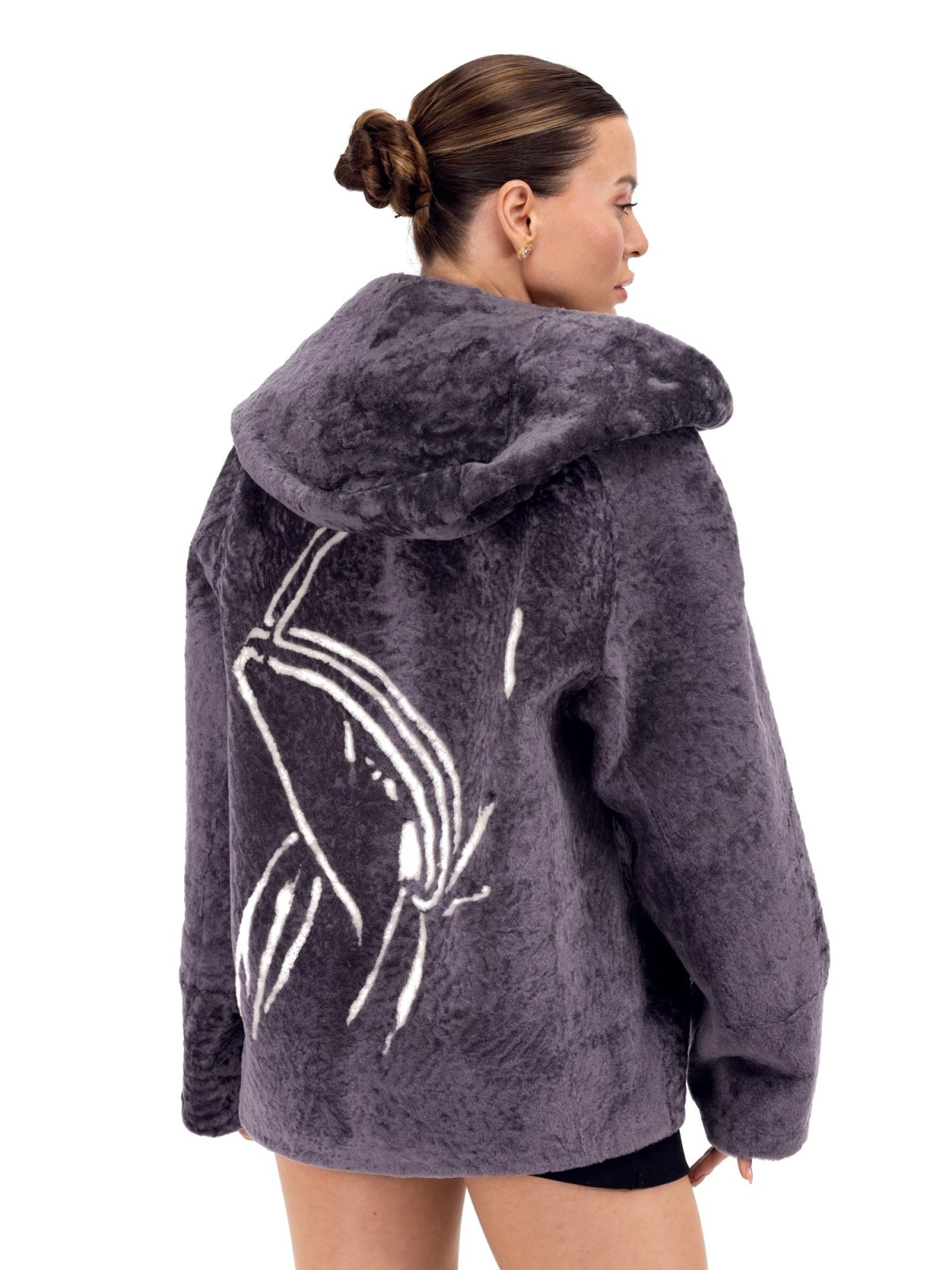 Cataina Sapphire Gray Женский мех