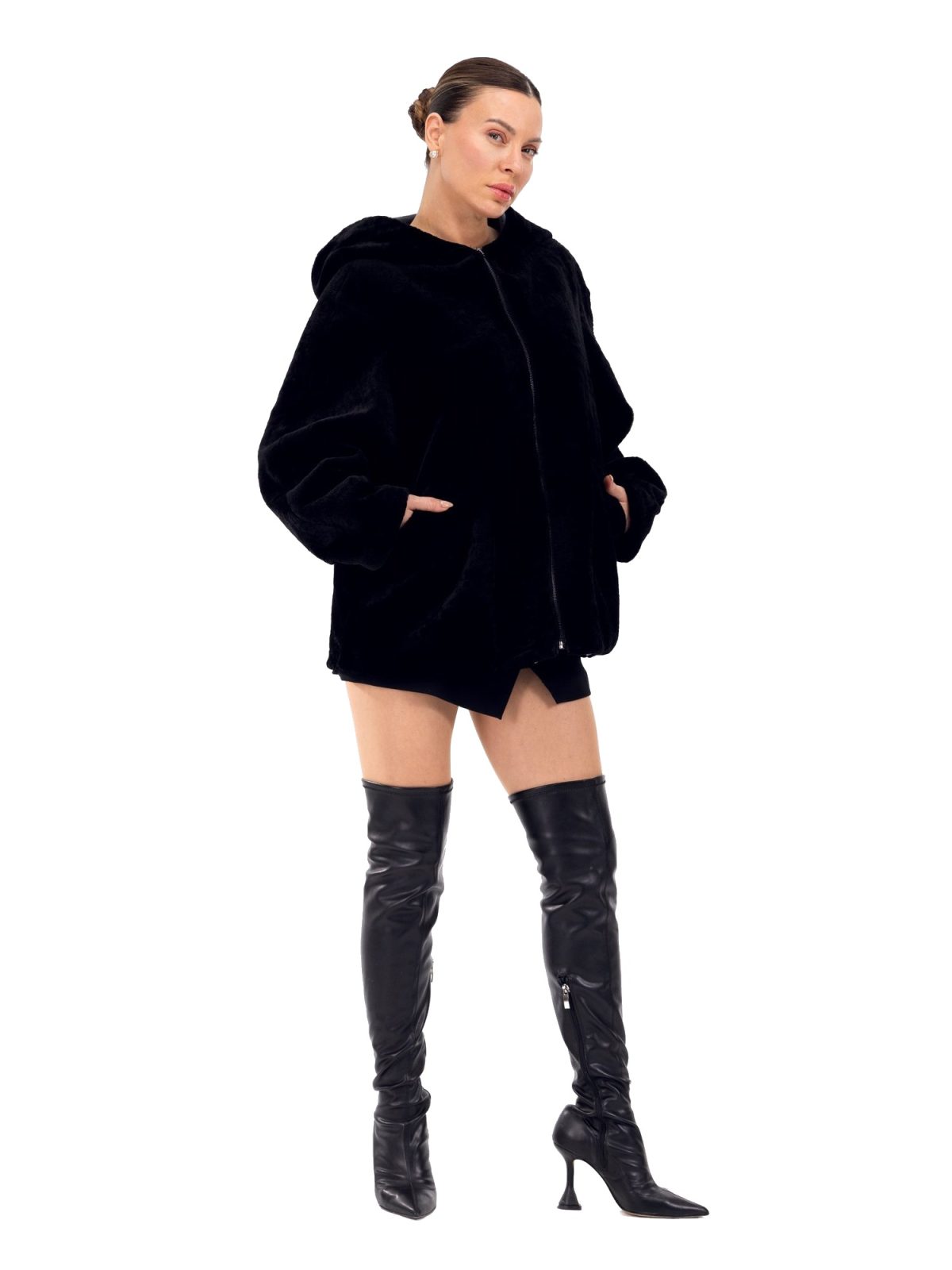 Cheyenne Black Женский мех