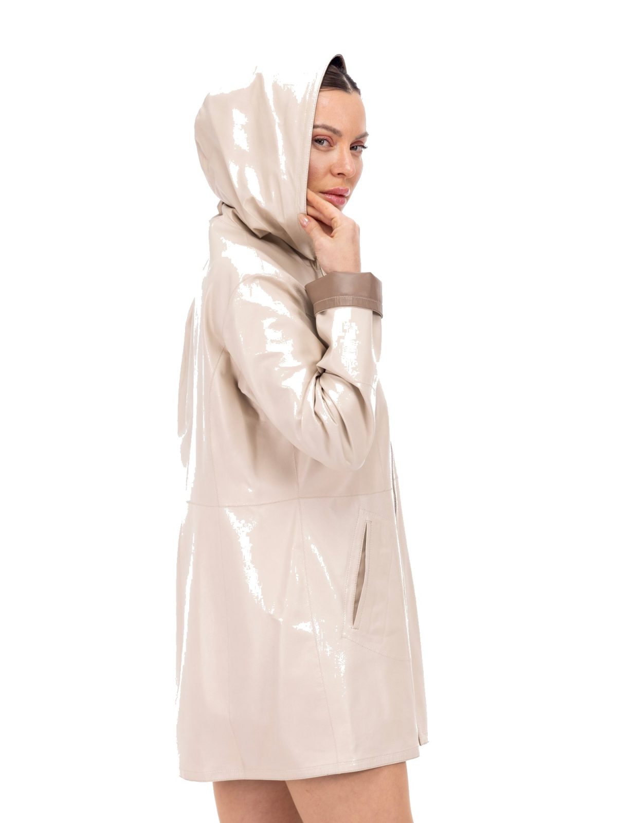 Diana D Beige Mink Женская кожа