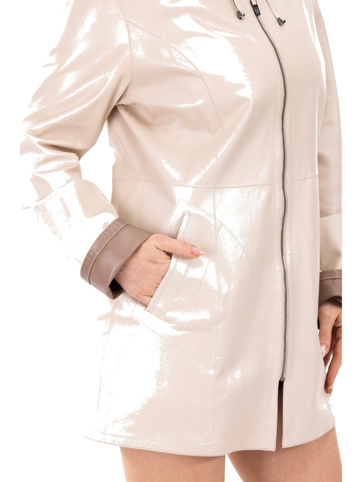 Diana D Beige Mink Женская кожа