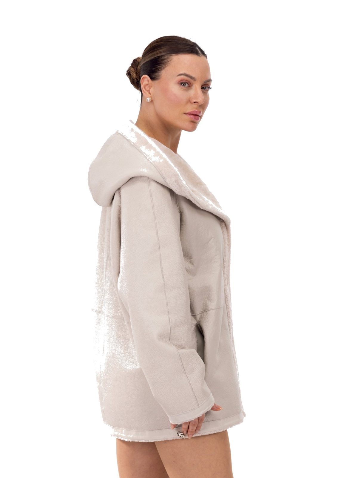 Eleanor Beige Женский мех