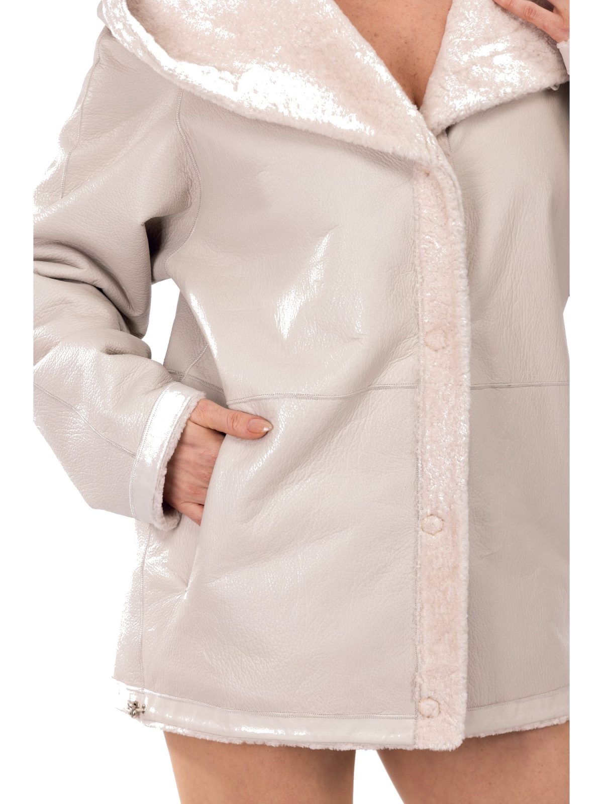 Eleanor Beige Женский мех