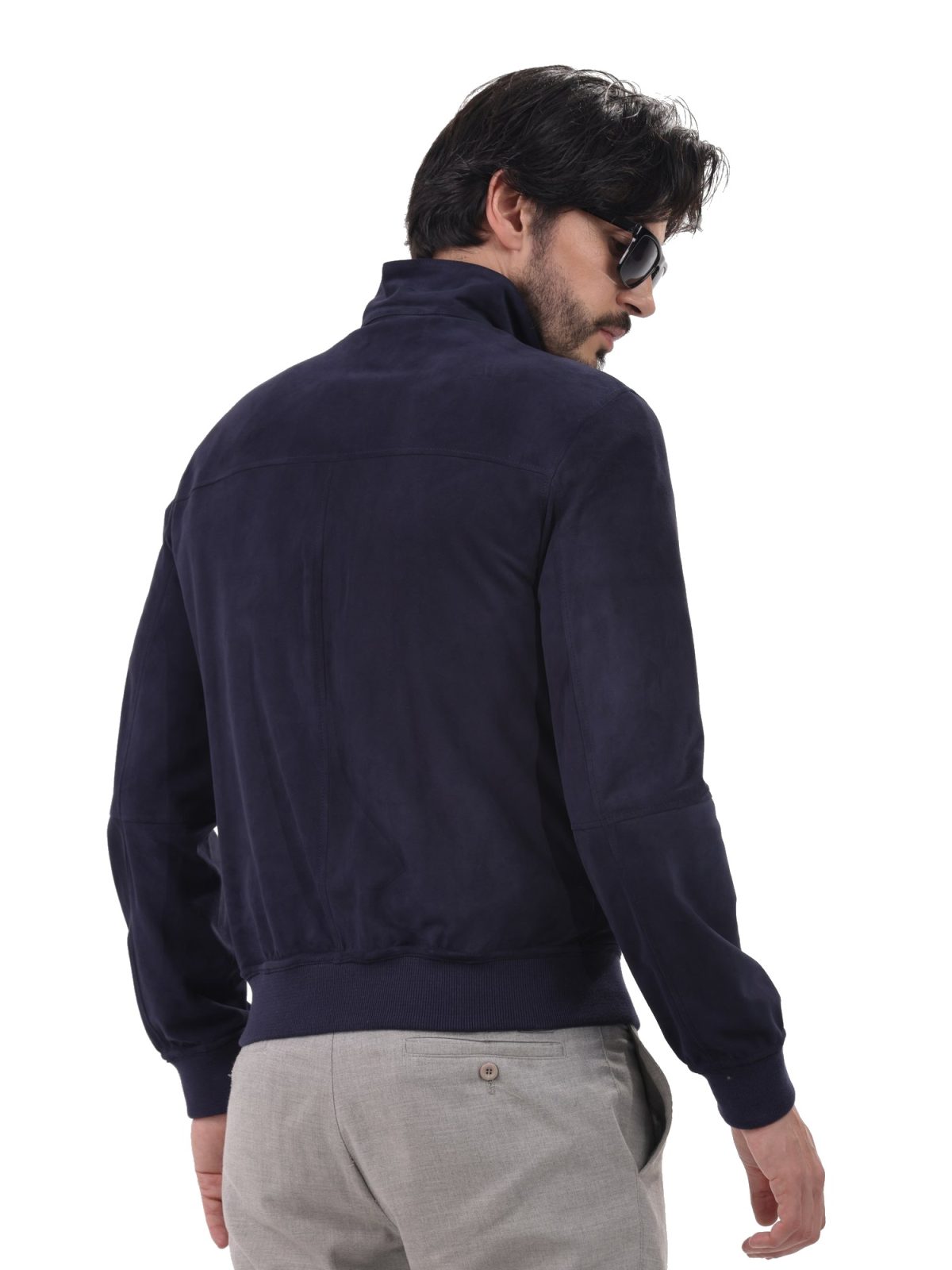 Leo 1 Navy Мужская кожа