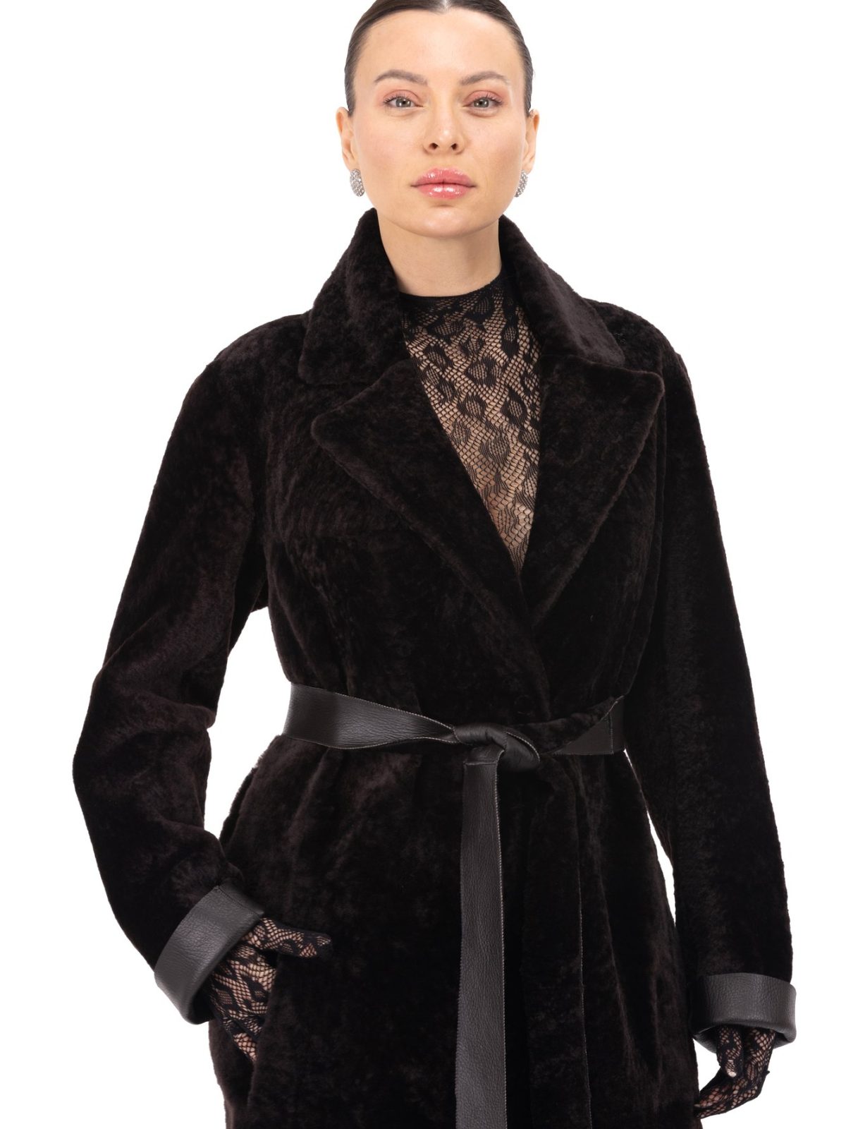 Blaire Dark Brown Женский мех