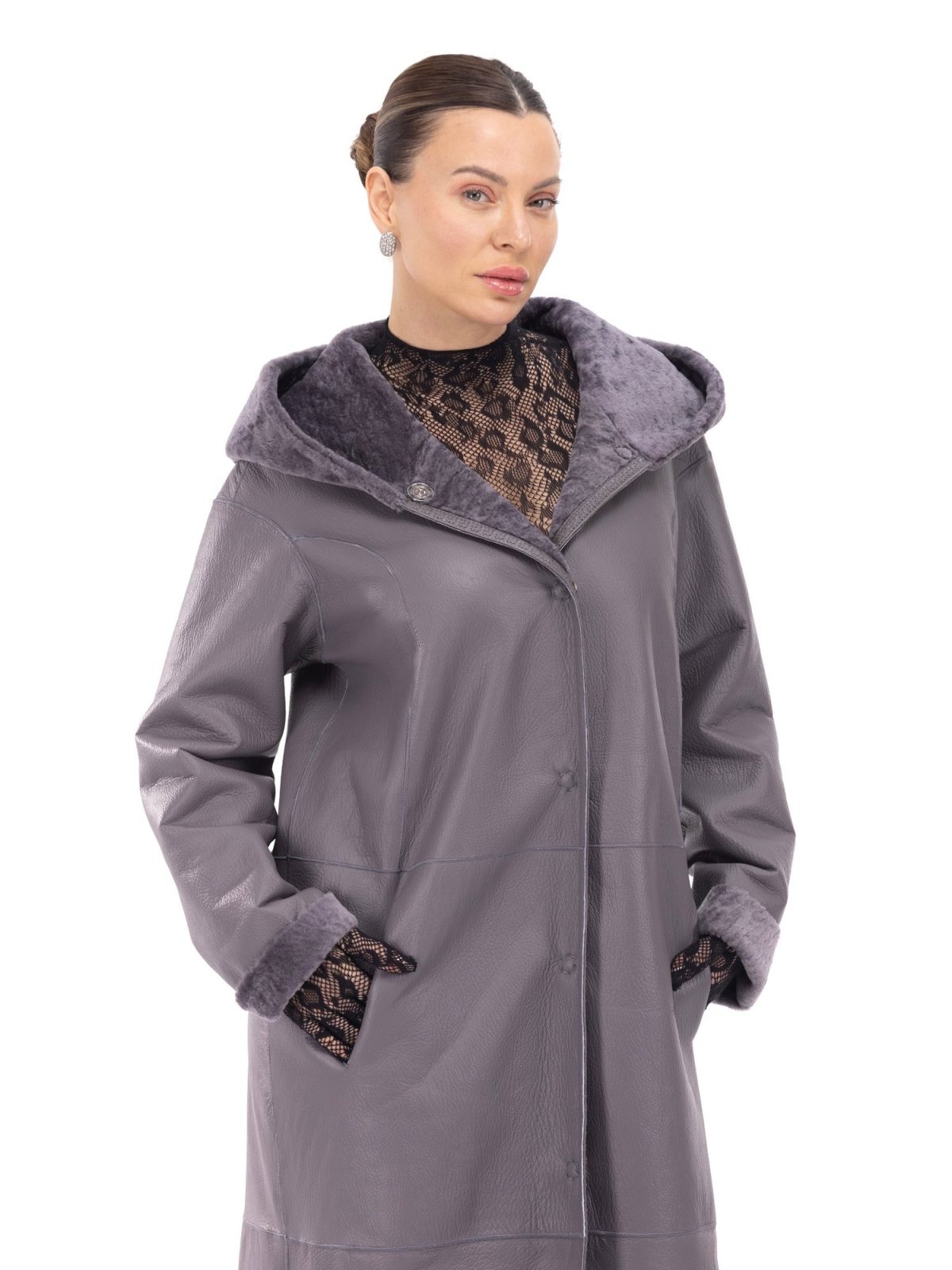 Briar Sapphire Gray Женский мех