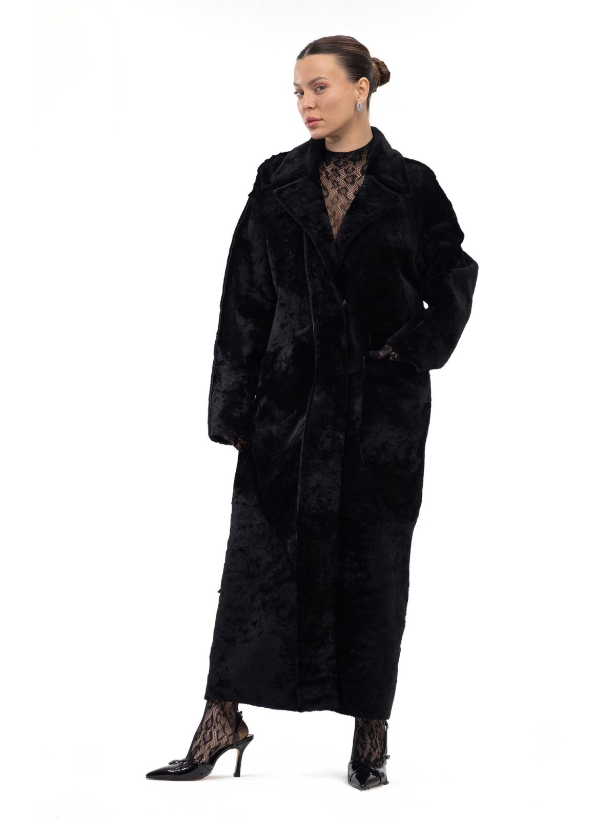 Brooklyn Black Женский мех