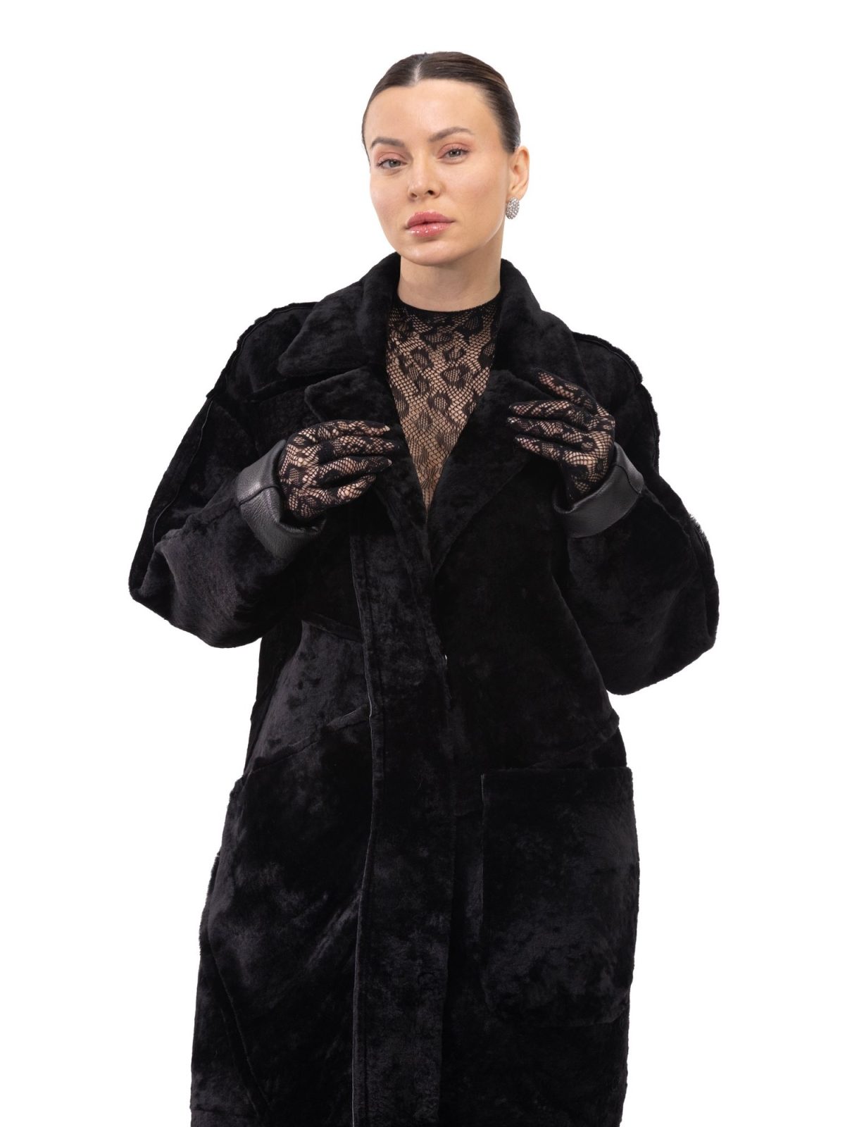 Brooklyn Black Женский мех