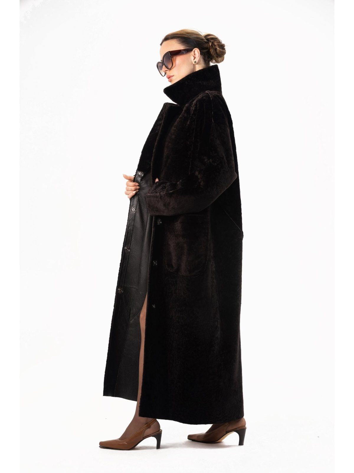 Brooklyn Dark Brown Женский мех