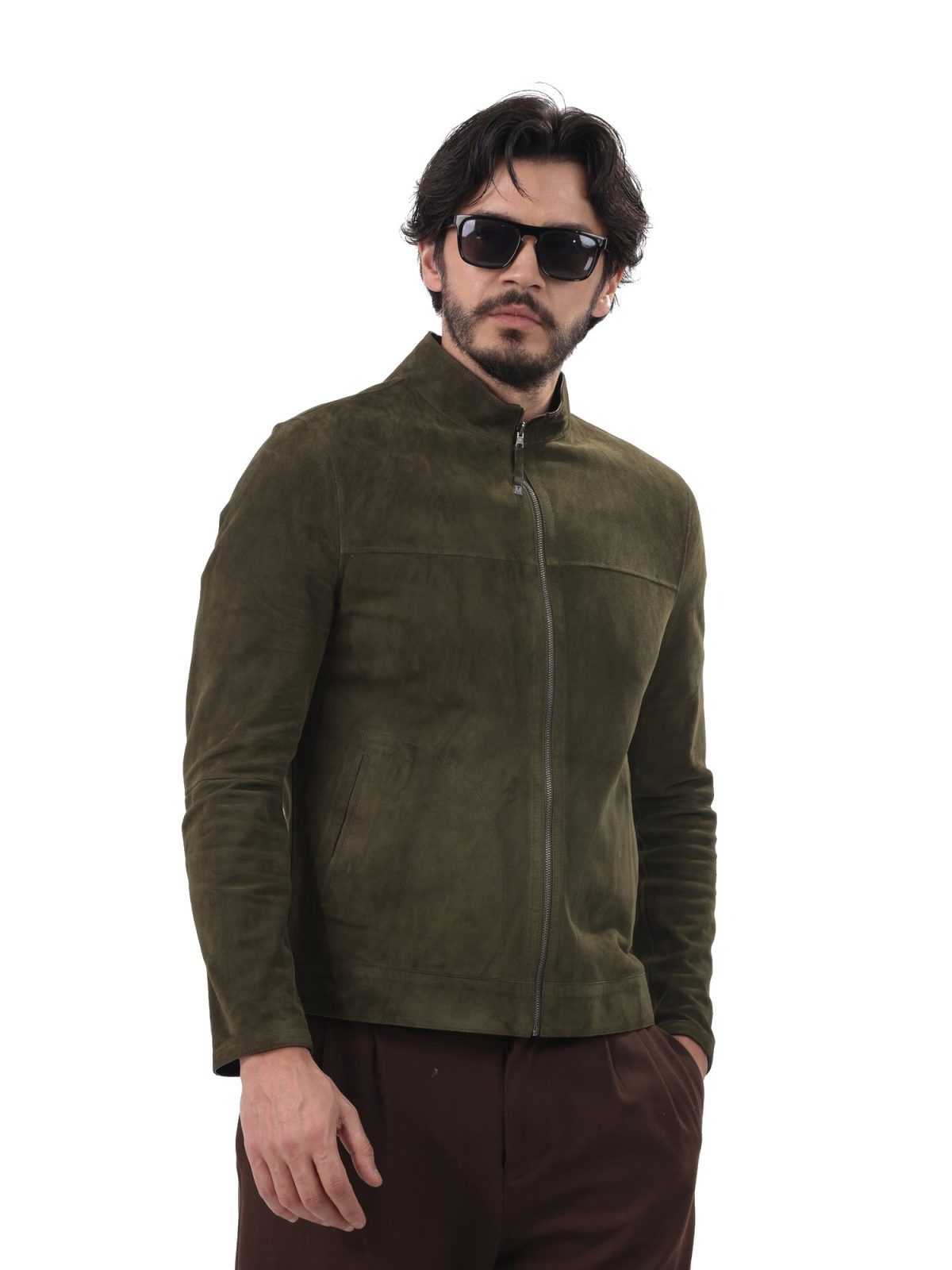 Oliver Khaki Мужская кожа