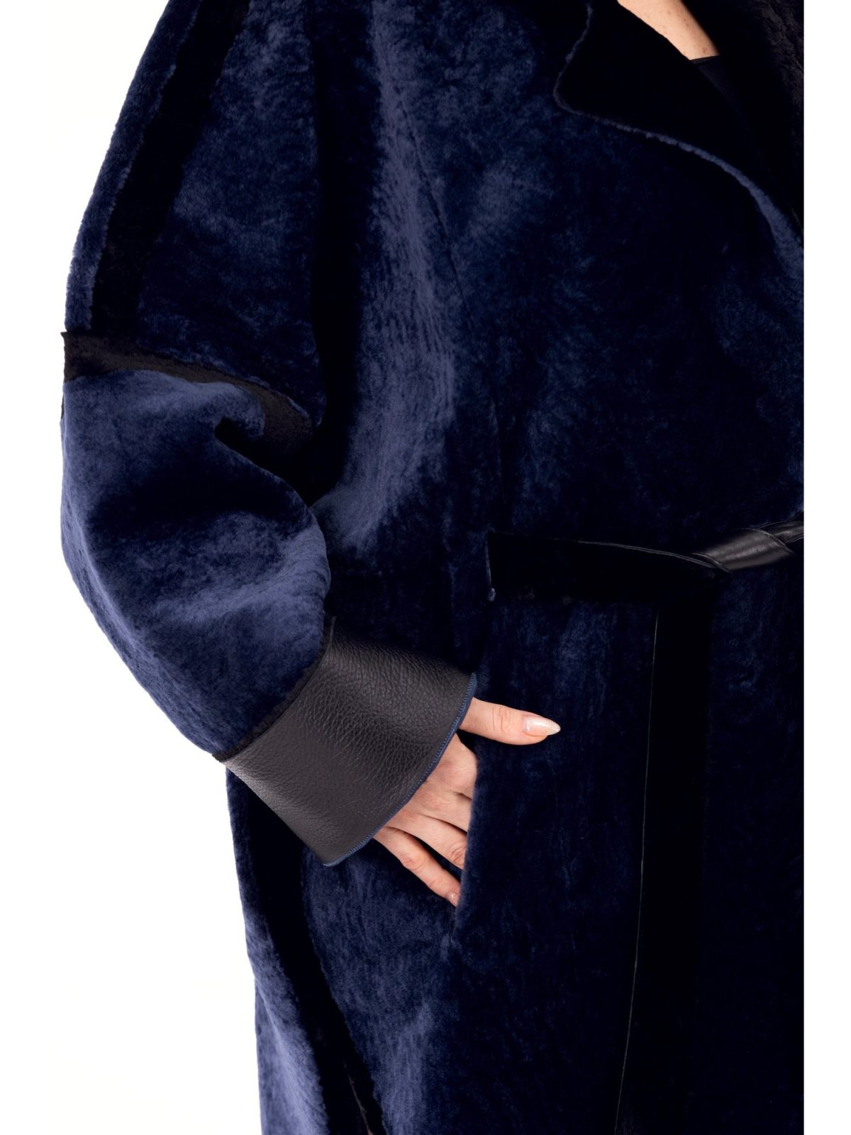 Seraphina Navy Женский мех