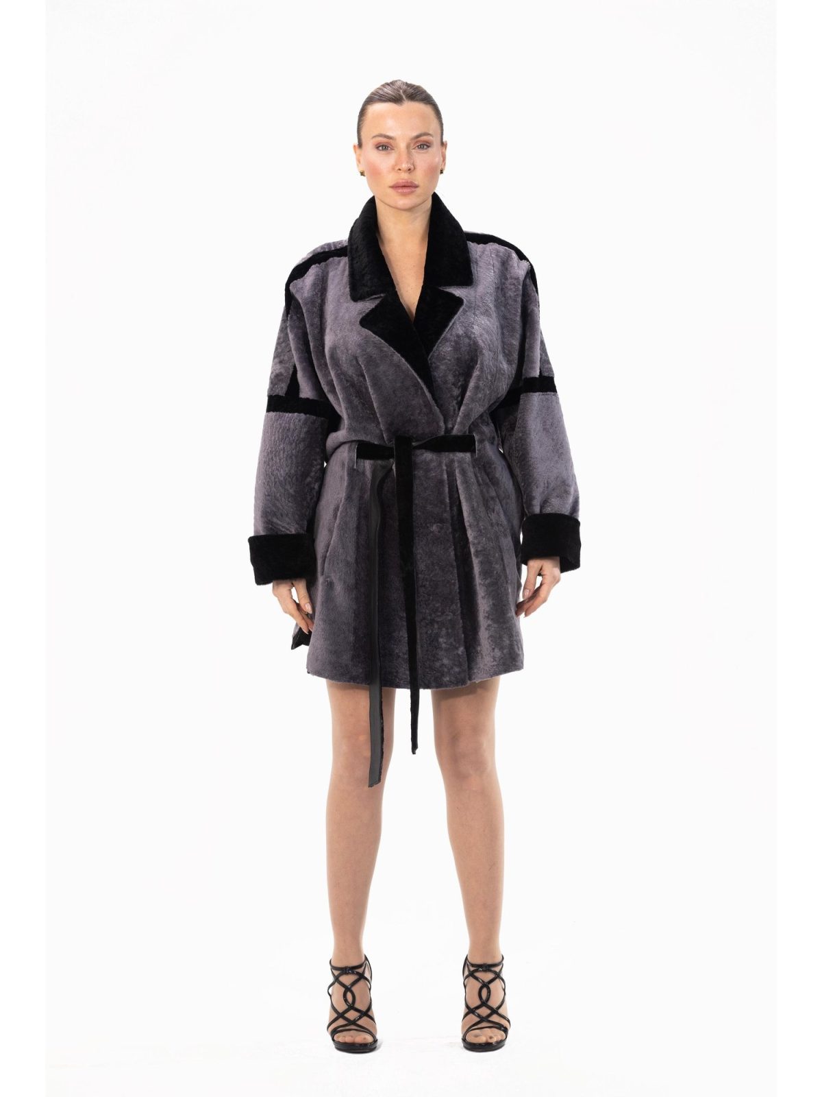 Seraphina Sapphire Gray Женский мех