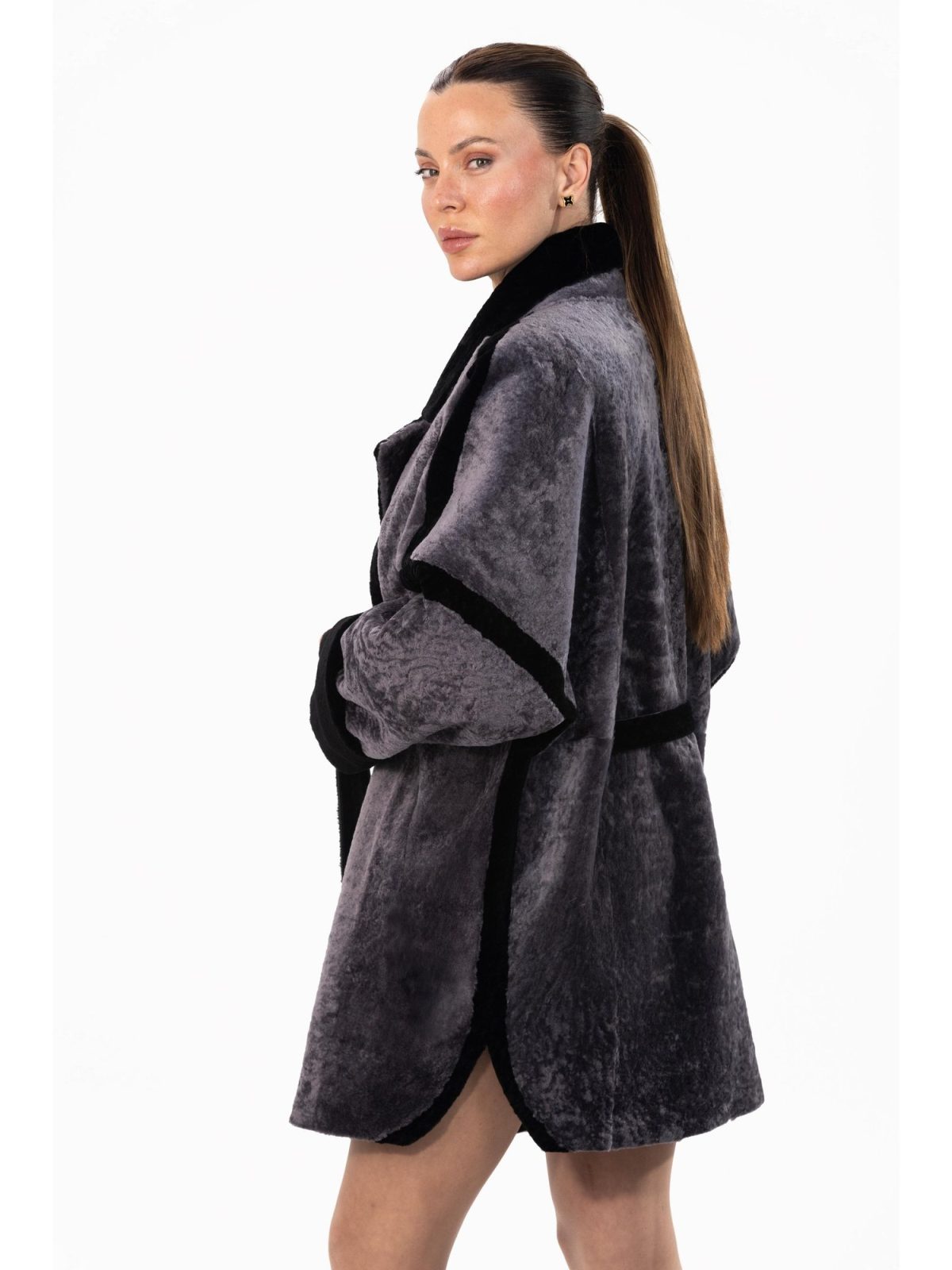 Seraphina Sapphire Gray Женский мех