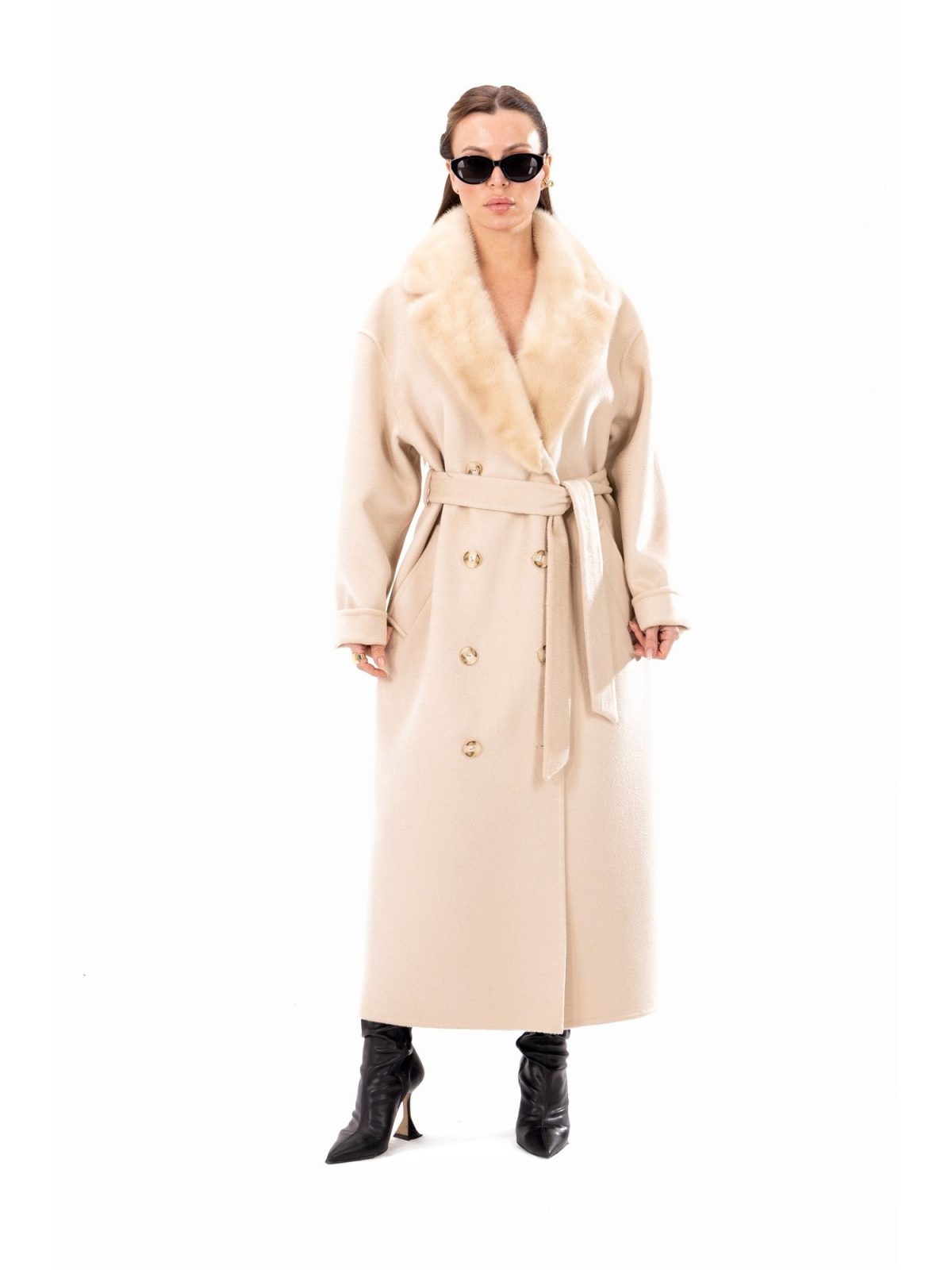 Sloane Beige Женский кашемир