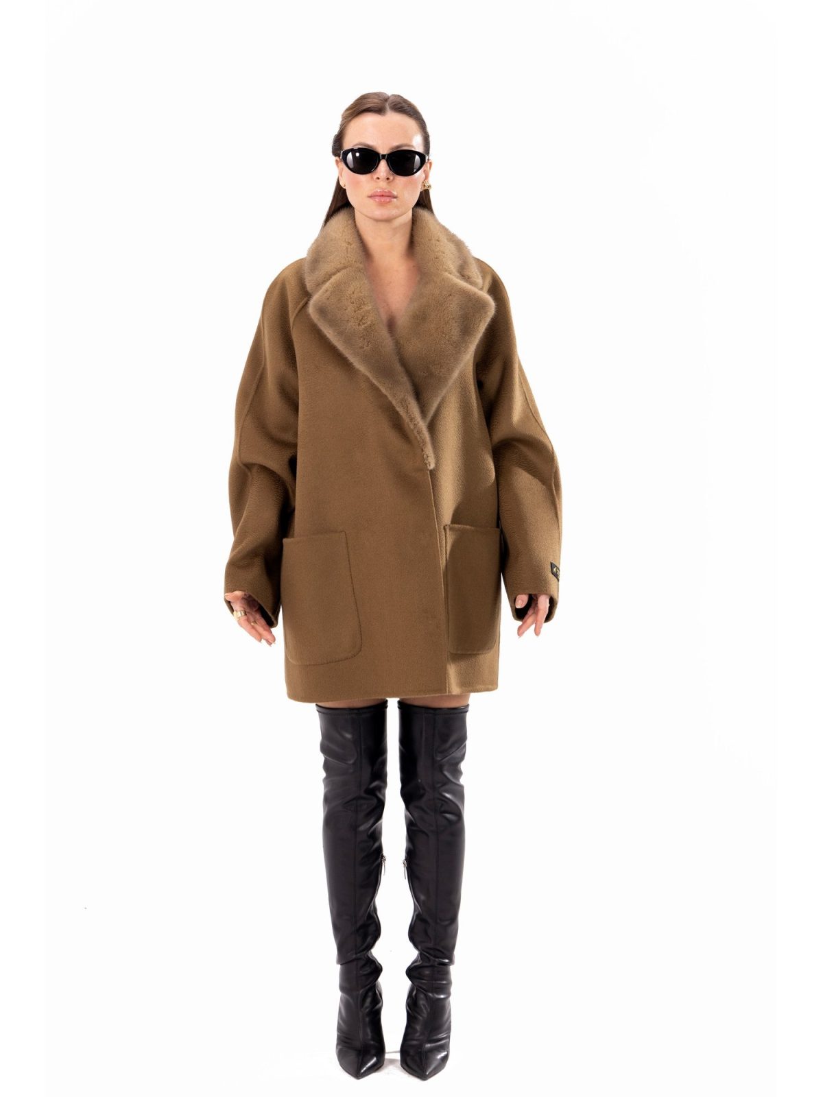 Sterling Khaki Женский кашемир