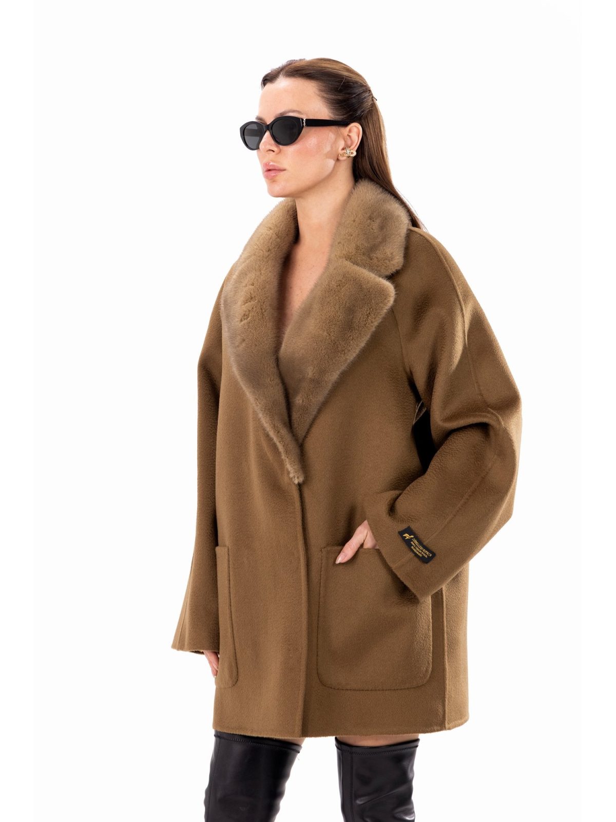 Sterling Khaki Женский кашемир